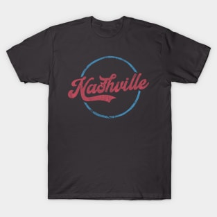 Nashville  // Retro Typography Design T-Shirt